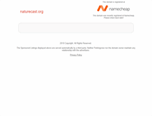 Tablet Screenshot of naturecast.org